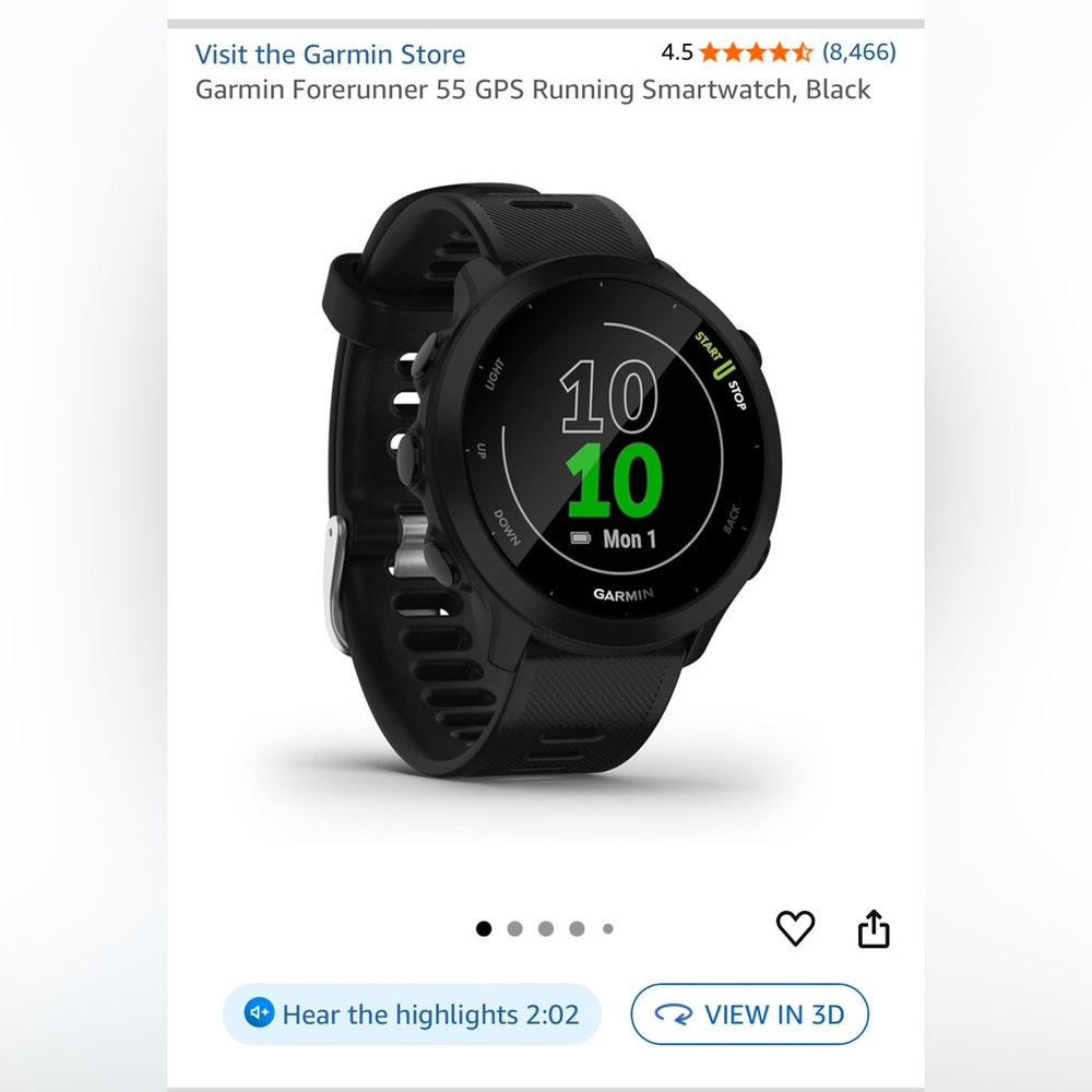 Garmin forerunner 55